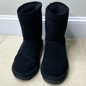 Bear Paw Boots Girls Black Size 5